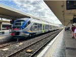 An ETR 425 EMU arrives at Pisa Central